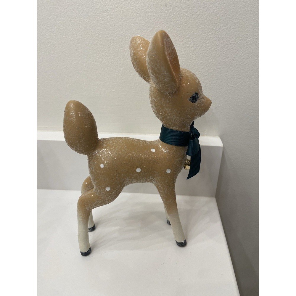 Grandin Road Nostalgic Deer Christmas‎ Figurines Holiday Reindeer Original Box - Picture 13 of 16